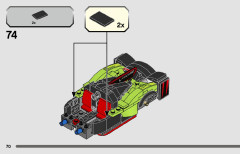 LEGO 76910 instructions page 70 – build guide