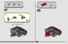 LEGO 76910 instructions page 77 – build guide