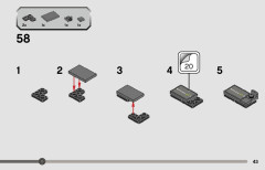 LEGO 76910 instructions page 43 – build guide