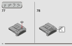 LEGO 76911 instructions page 72 – build guide
