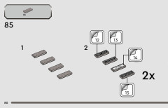 LEGO 76911 instructions page 80 – build guide