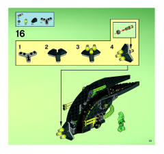 LEGO 7692 instructions page 23 – build guide