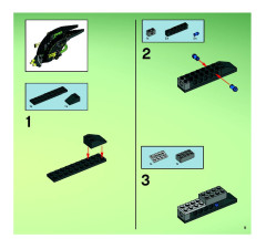 LEGO 7692 instructions page 9 – build guide