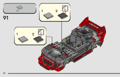 LEGO 76921 instructions page 72 – build guide