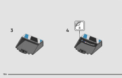 LEGO 76922 instructions page 106 – build guide