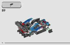 LEGO 76922 instructions page 74 – build guide