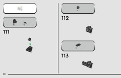 LEGO 76922 instructions page 92 – build guide