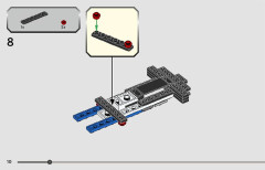 LEGO 76922 instructions page 10 – build guide