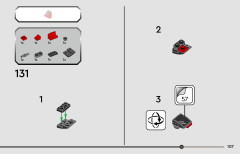 LEGO 76922 instructions page 107 – build guide