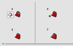 LEGO 76922 instructions page 108 – build guide