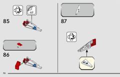 LEGO 76922 instructions page 70 – build guide