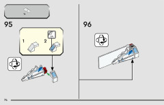 LEGO 76922 instructions page 74 – build guide
