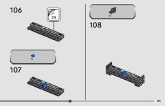 LEGO 76922 instructions page 85 – build guide