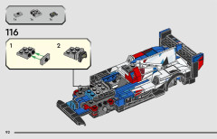 LEGO 76922 instructions page 92 – build guide