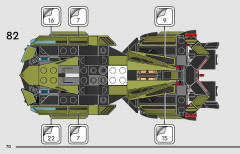 LEGO 76923 instructions page 70 – build guide