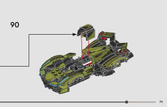 LEGO 76923 instructions page 75 – build guide
