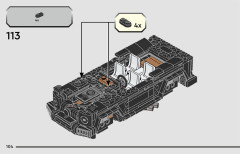 LEGO 76924 instructions page 104 – build guide