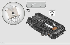 LEGO 76924 instructions page 76 – build guide