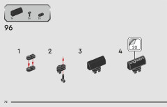 LEGO 76925 instructions page 72 – build guide