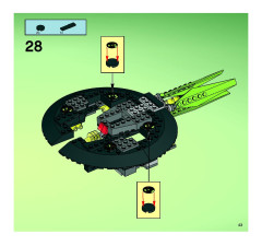 LEGO 7693 instructions page 43 – build guide