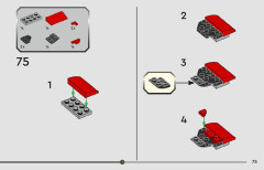 LEGO 76934 instructions page 75 – build guide
