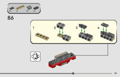 LEGO 76934 instructions page 83 – build guide