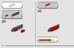 LEGO 76934 instructions page 86 – build guide