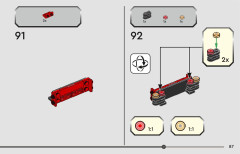 LEGO 76934 instructions page 87 – build guide