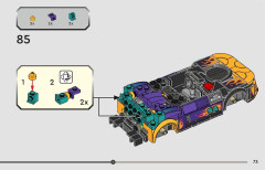 LEGO 76935 instructions page 73 – build guide