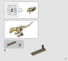 LEGO 76940 instructions page 15 – build guide