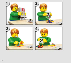LEGO 76940 instructions page 2 – build guide