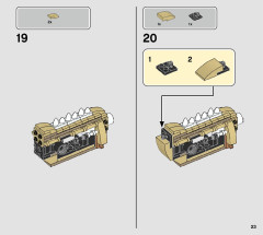 LEGO 76940 instructions page 23 – build guide