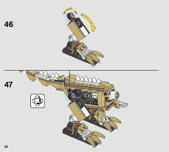 LEGO 76940 instructions page 38 – build guide