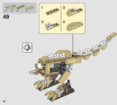 LEGO 76940 instructions page 40 – build guide
