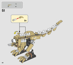 LEGO 76940 instructions page 42 – build guide