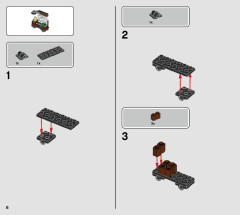 LEGO 76940 instructions page 6 – build guide