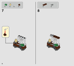 LEGO 76940 instructions page 8 – build guide