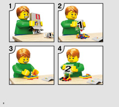LEGO 76941 instructions page 2 – build guide
