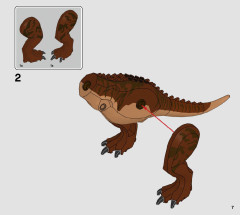 LEGO 76941 instructions page 7 – build guide