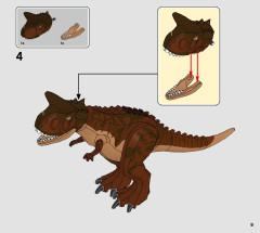 LEGO 76941 instructions page 9 – build guide