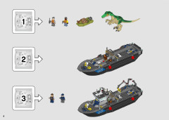 LEGO 76942 instructions page 4 – build guide