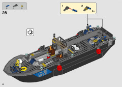 LEGO 76942 instructions page 40 – build guide