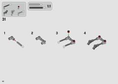 LEGO 76942 instructions page 44 – build guide