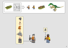 LEGO 76942 instructions page 5 – build guide