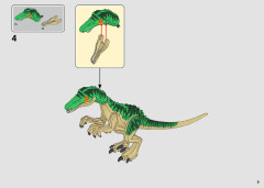 LEGO 76942 instructions page 9 – build guide