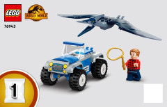LEGO 76943 instructions page 1 – build guide