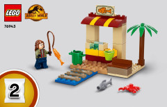 LEGO 76943 instructions page 1 – build guide