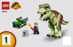 LEGO 76944 instructions page 1 – build guide