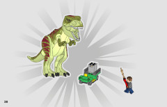 LEGO 76944 instructions page 38 – build guide