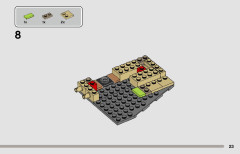 LEGO 76945 instructions page 23 – build guide